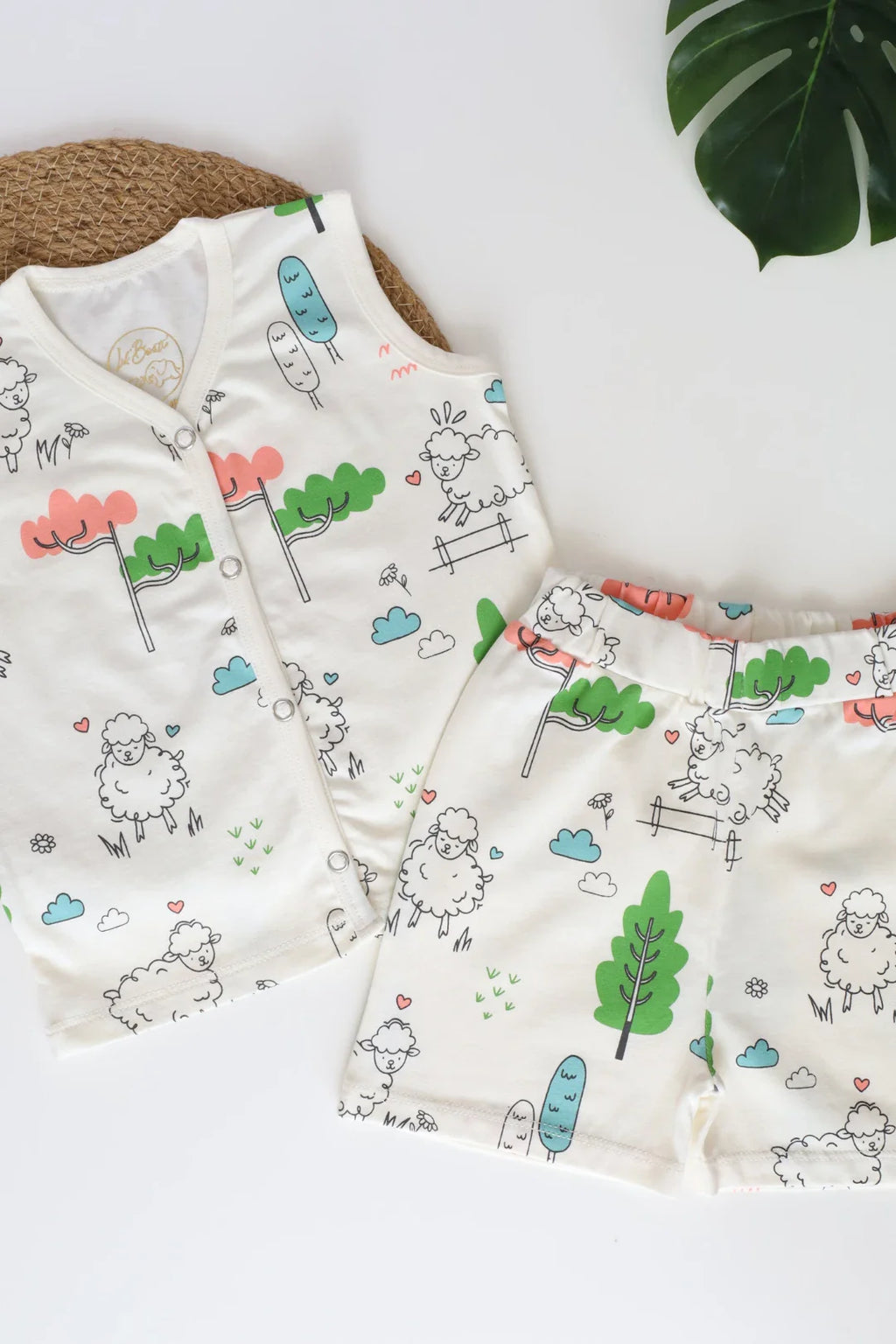 Wolly Flock-Newborn Jabla and Shorts