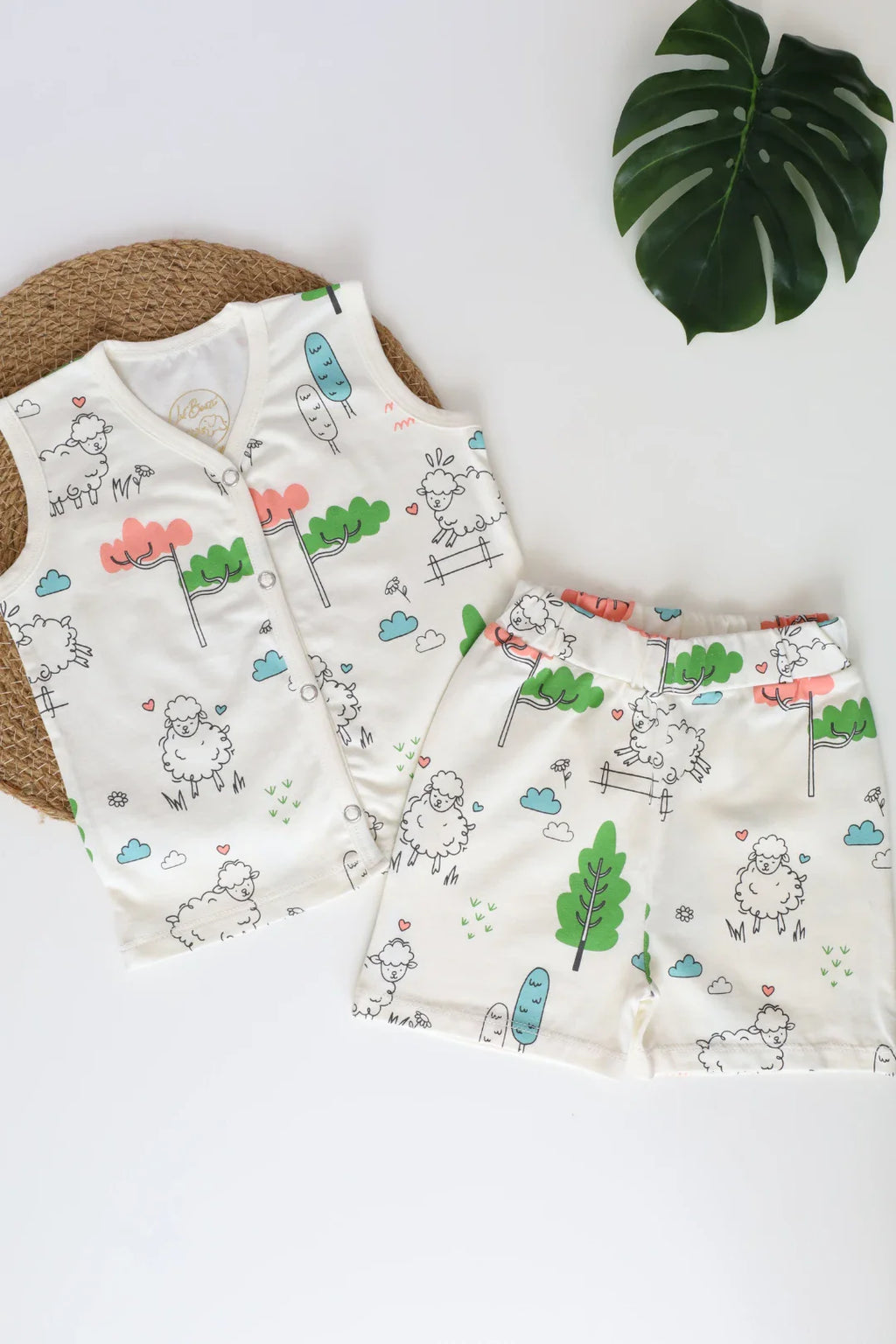 Wolly Flock-Newborn Jabla and Shorts
