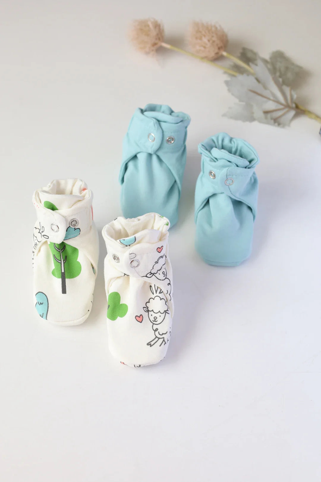 Woolly Woods-Baby Booties Pack of 2