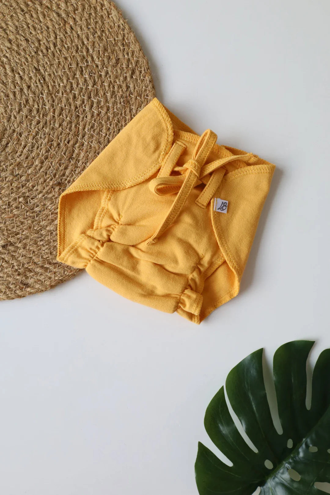 Yellow-Newborn Nappy