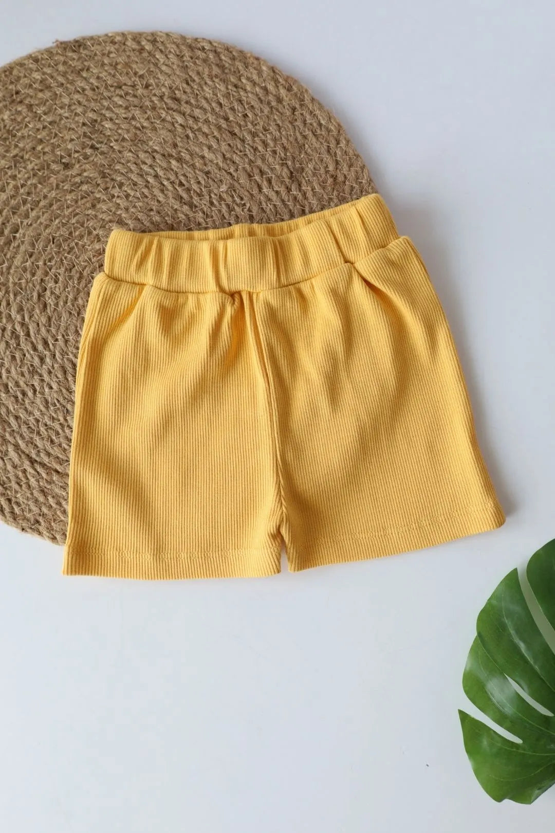 Yellow-Newborn Shorts